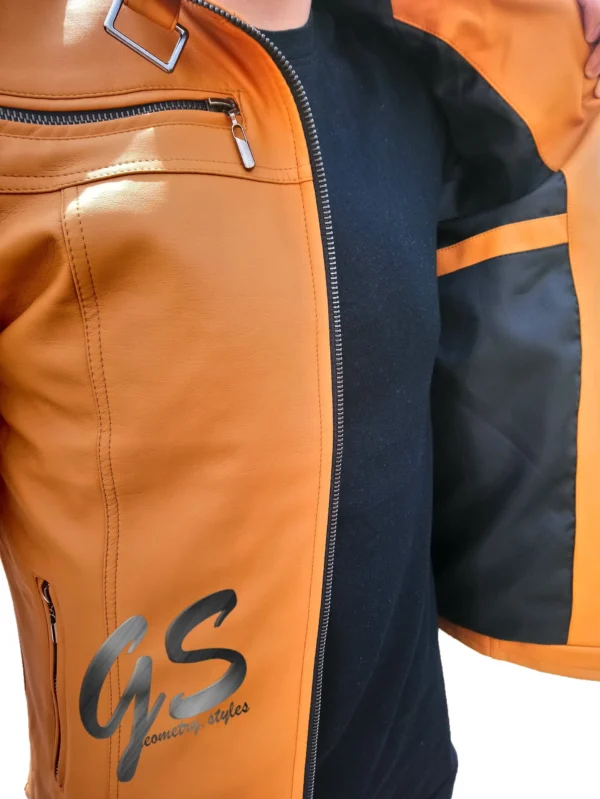 gsjackets chamarras cuerotex mostaza