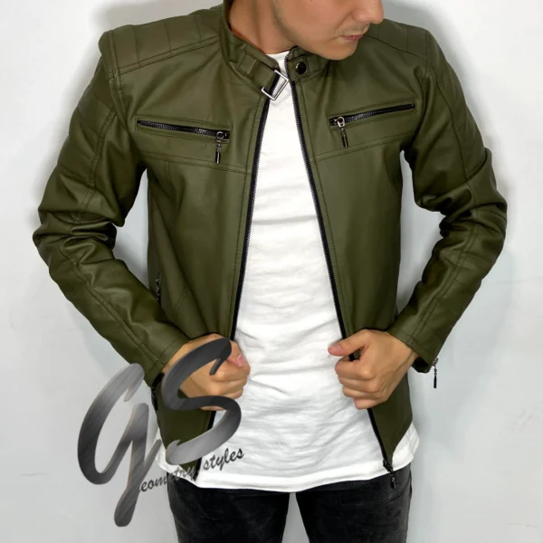 gsjackets.co chamarra cuerotex verde