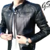 Chaqueta Chamarra Cuerotex Hombre Biker One Negra