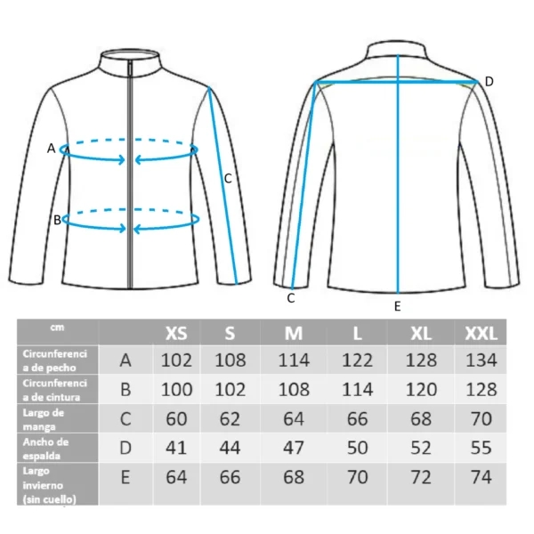 gsjackets invierno_tallas